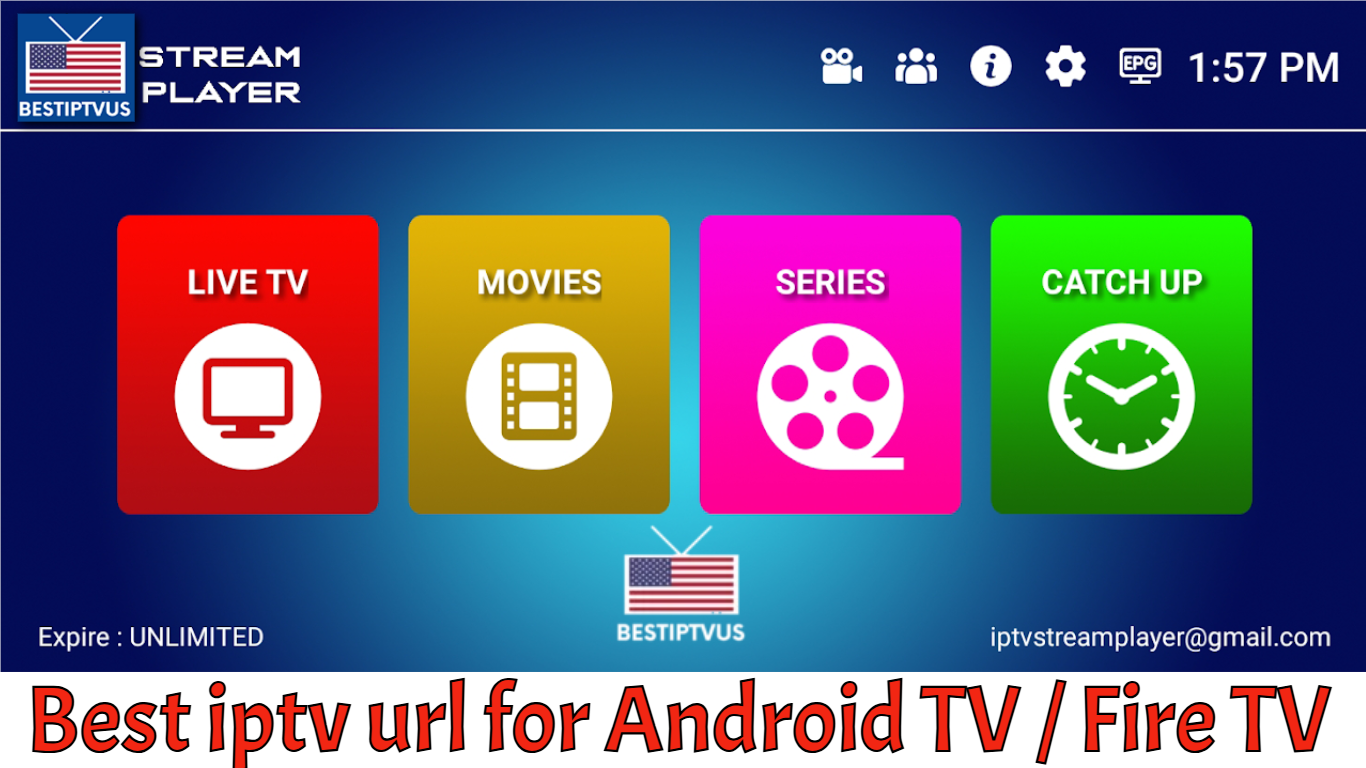 Best iptv url for Android TV _ Fire TV