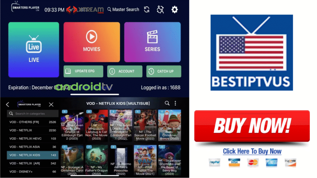 Best Iptv smarters pro firestick service provider activation code