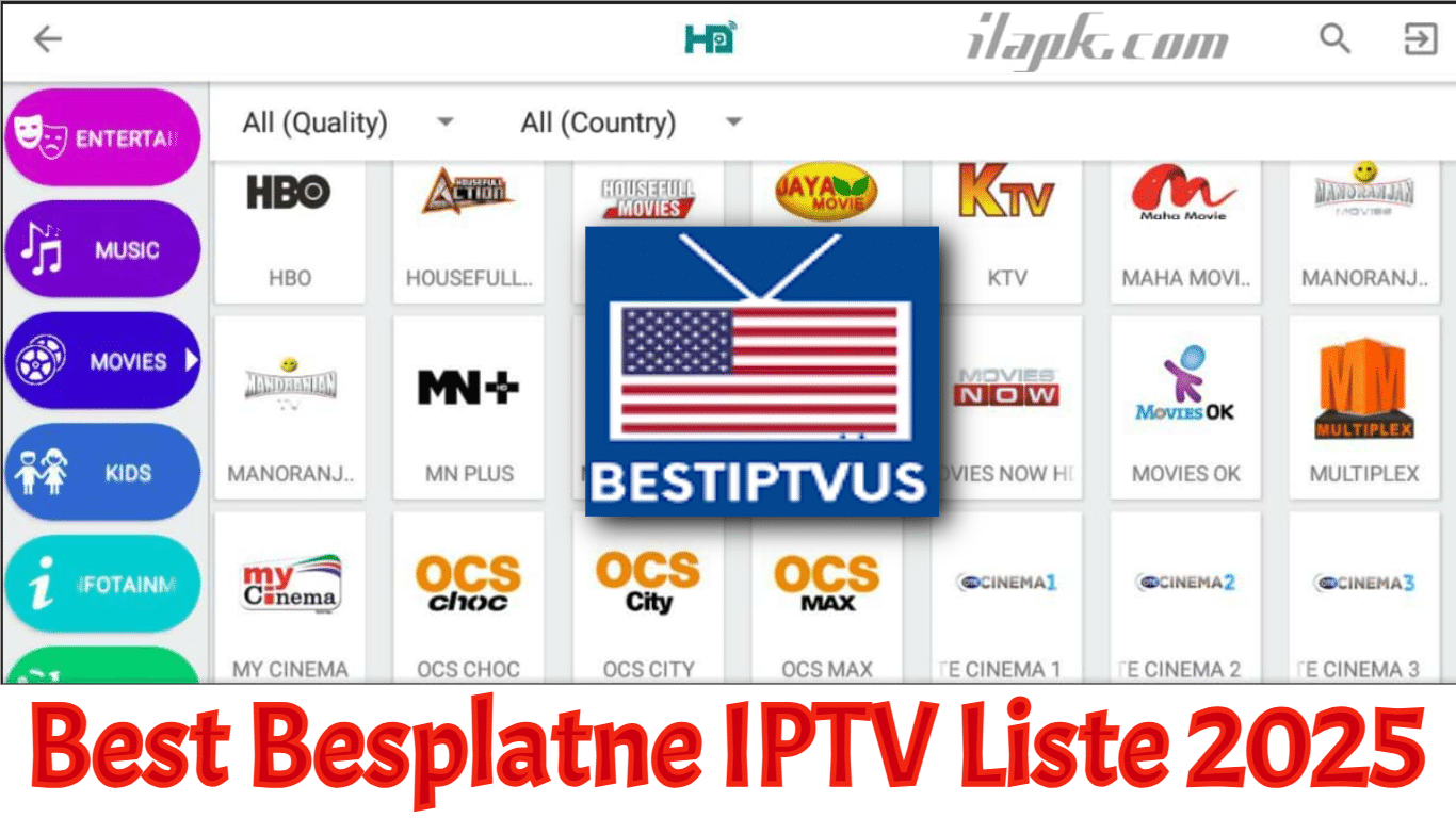 Besplatne IPTV Liste