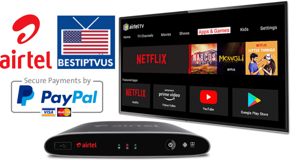Get Airtel IPTV service Live TV